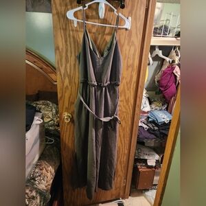 Olive green jumpsuit